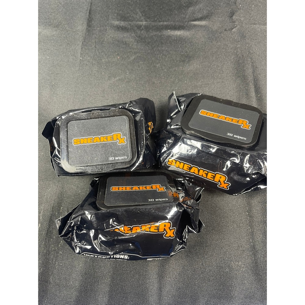 SneakerRx‎ Natural Sneaker Shoe Cleaner Wipes 3 Packs of 30 Portable 90 Wipes